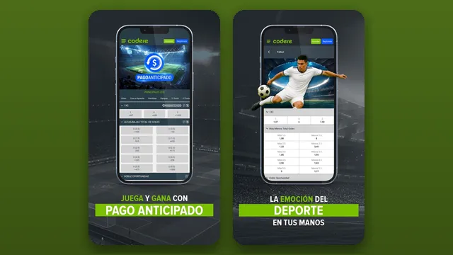 Capturas oficiales de la app de Codere en la App Store de España