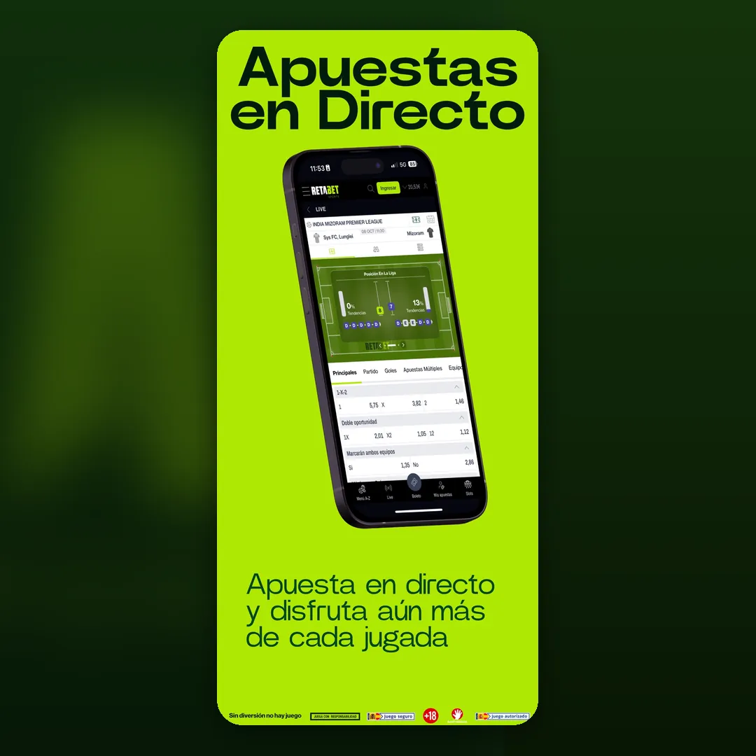 Captura oficial de la app de RETAbet en la App Store de España